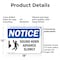 Signmission Sound Horn Advance Slowly, 18 in W x Rectangle, Plastic OS-2PACK-NS-P-1218-L-18370 - alternate 7